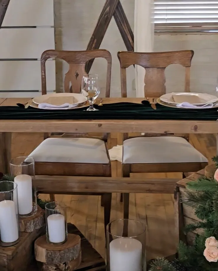 Antique wood Chairs ( set of 2)