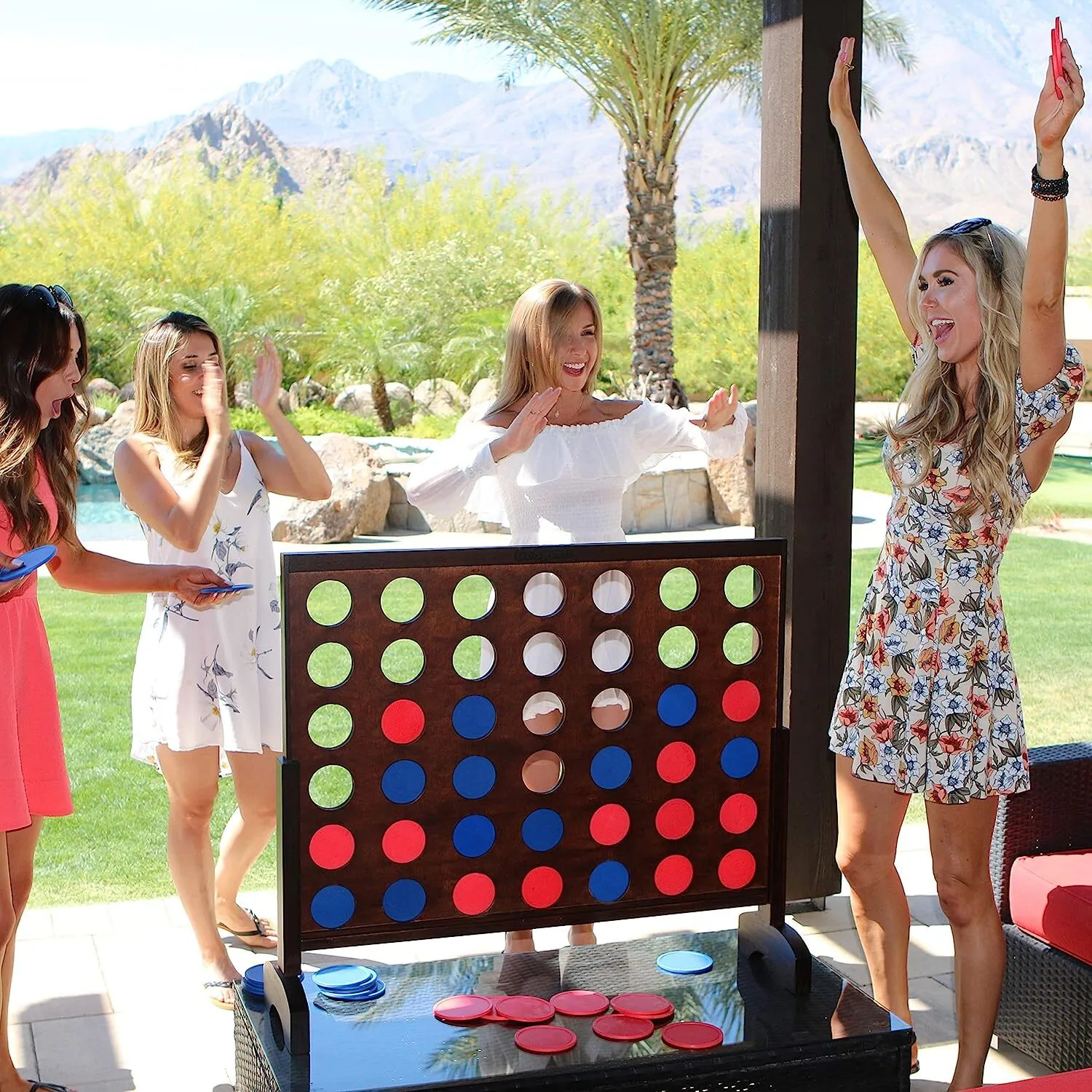 Connect 4 yard game