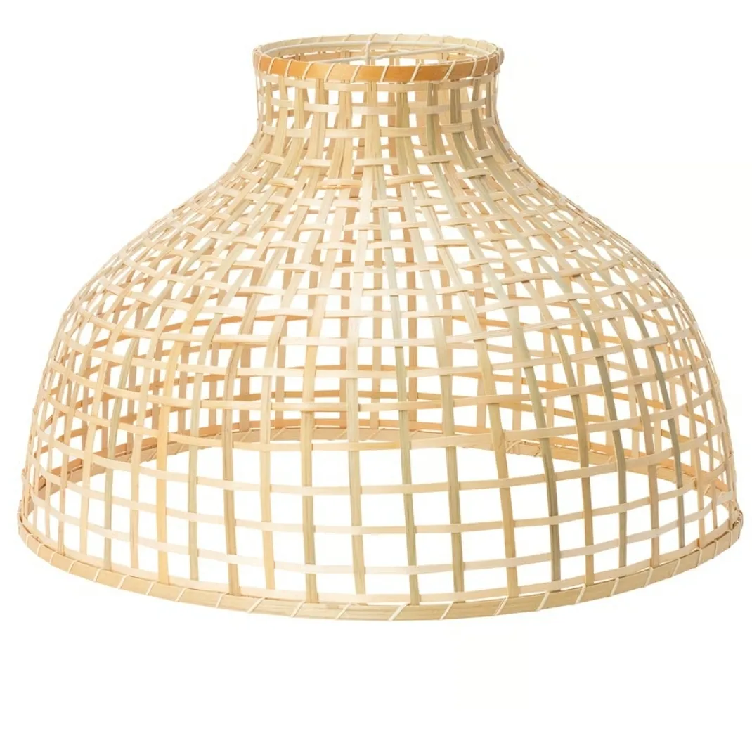 Rattan Pendant - Bamboo - 22x15 in