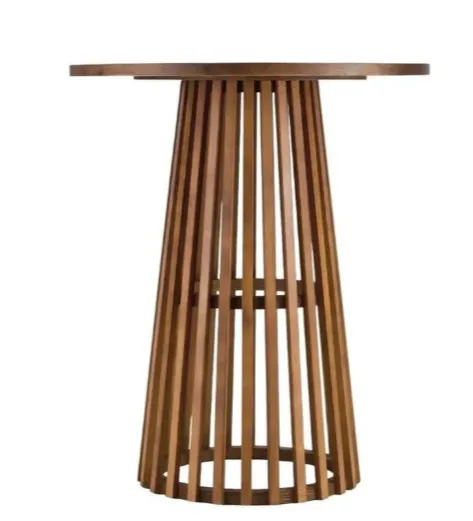 Chestnut Slatted Cocktail Table - 32 "