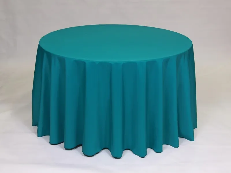 Table linen - Teal - round 120 in