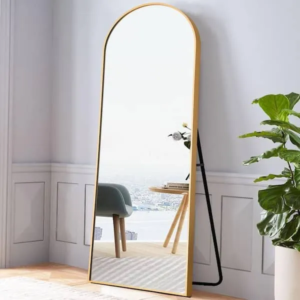 Gold trim Mirror  - Floor length - Stunning