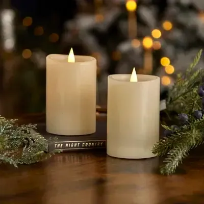 Flameless Pillar candle 