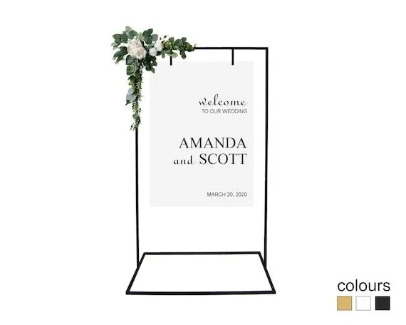 Black Sign frame
