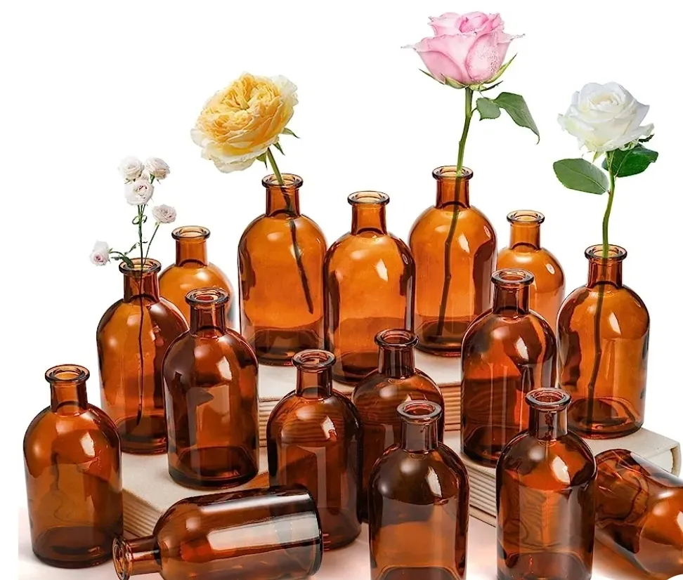 Amber vases - small