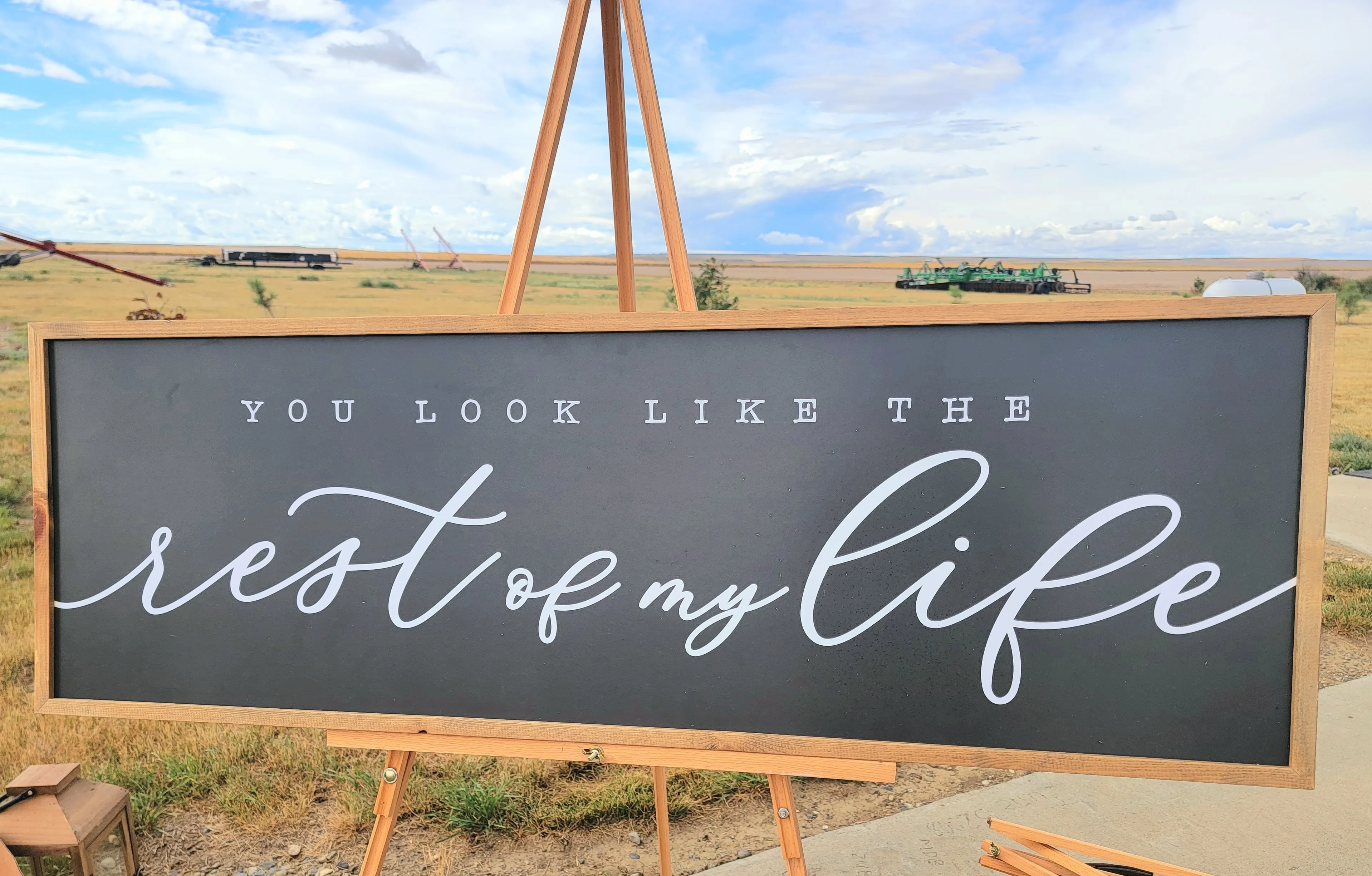 Rest of my life -sign