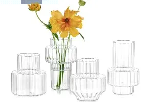 Modern Ribbed bud vase