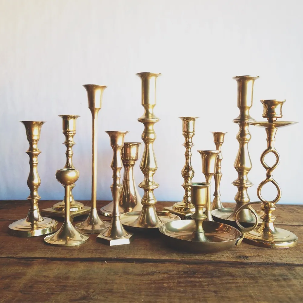 Brass candlesticks - Misc