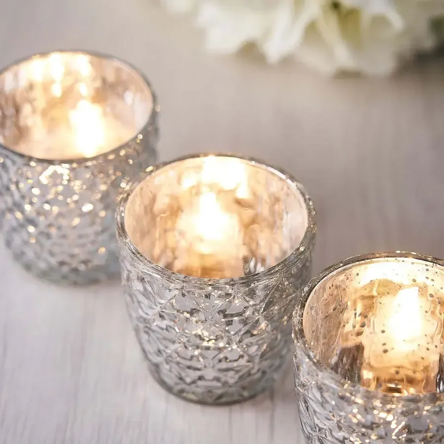 Silver mercury votive - 