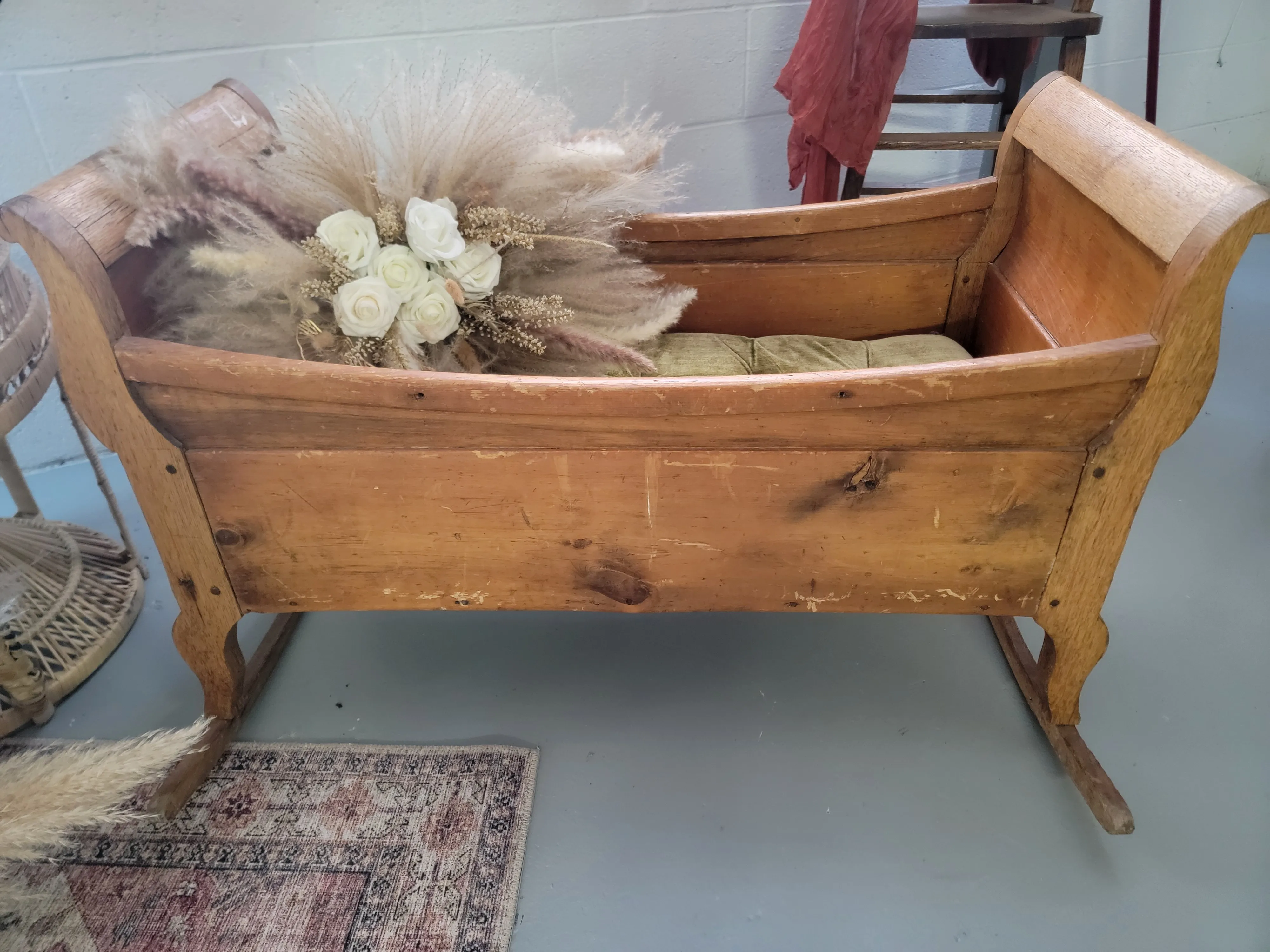 Antique cradle