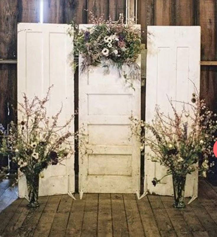 Old door backdrop