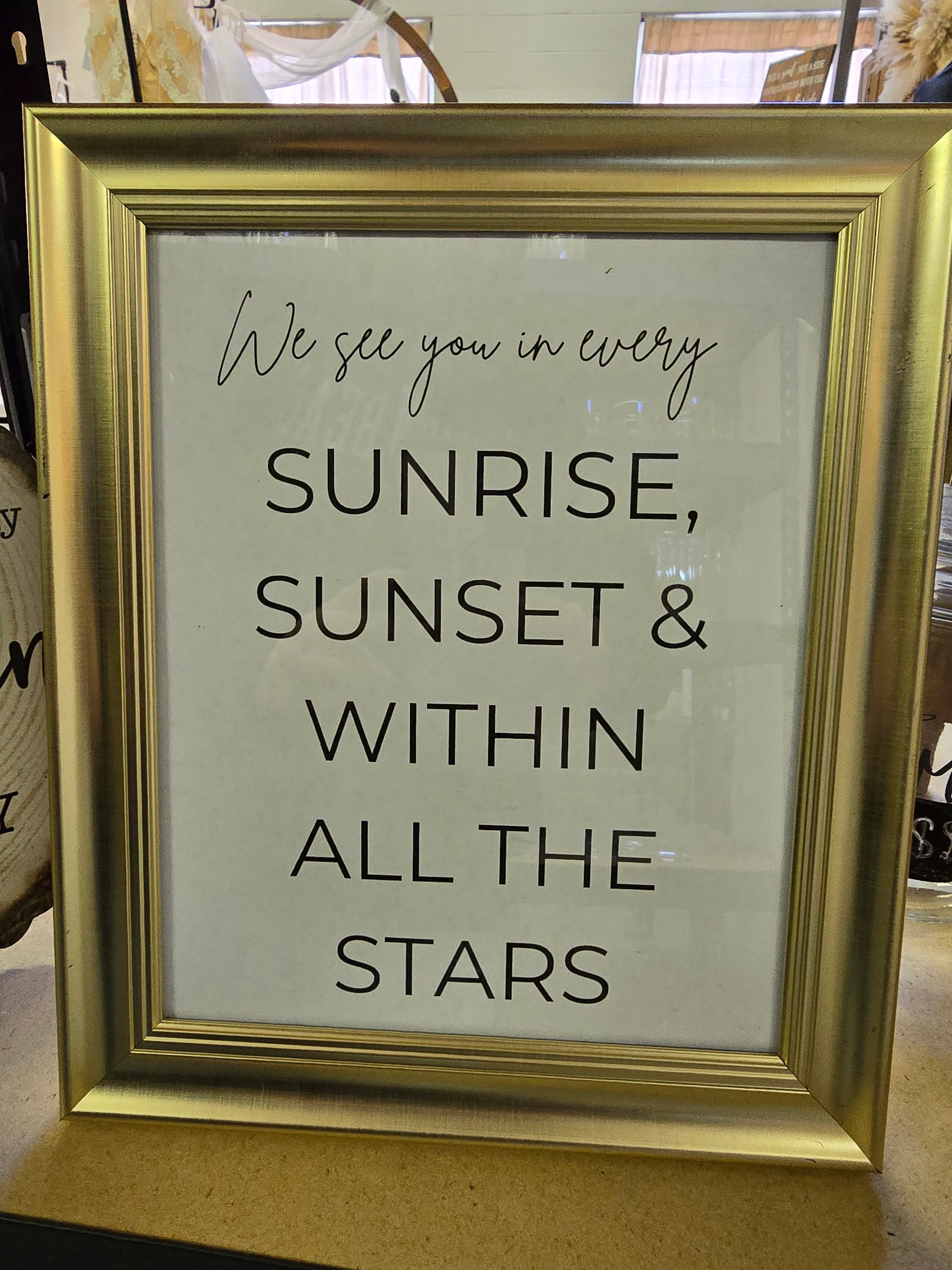 Sunrise, Sunset sign
