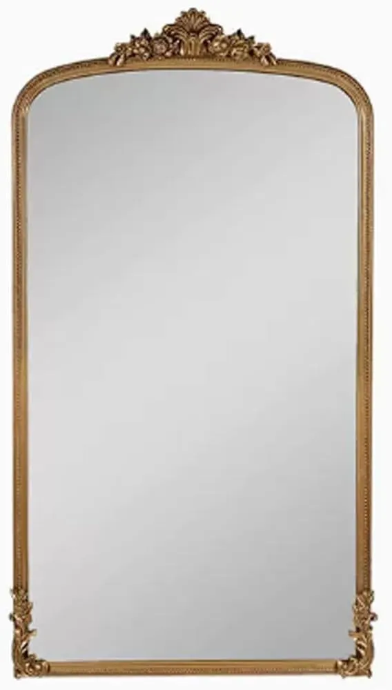 Ornate standing mirror