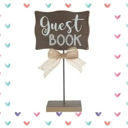 Guest book sign - small
