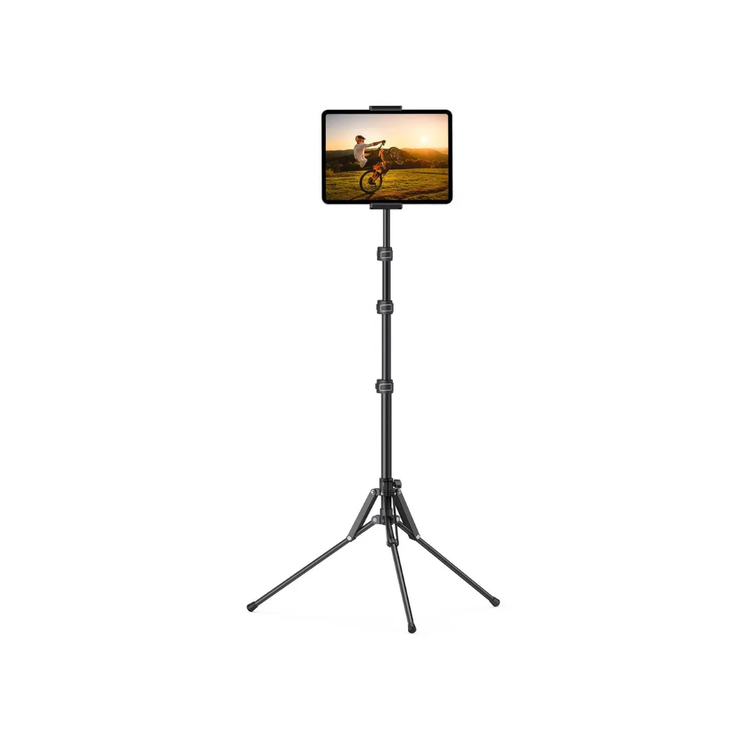 Black Tripod Stand for Tablets & Phones