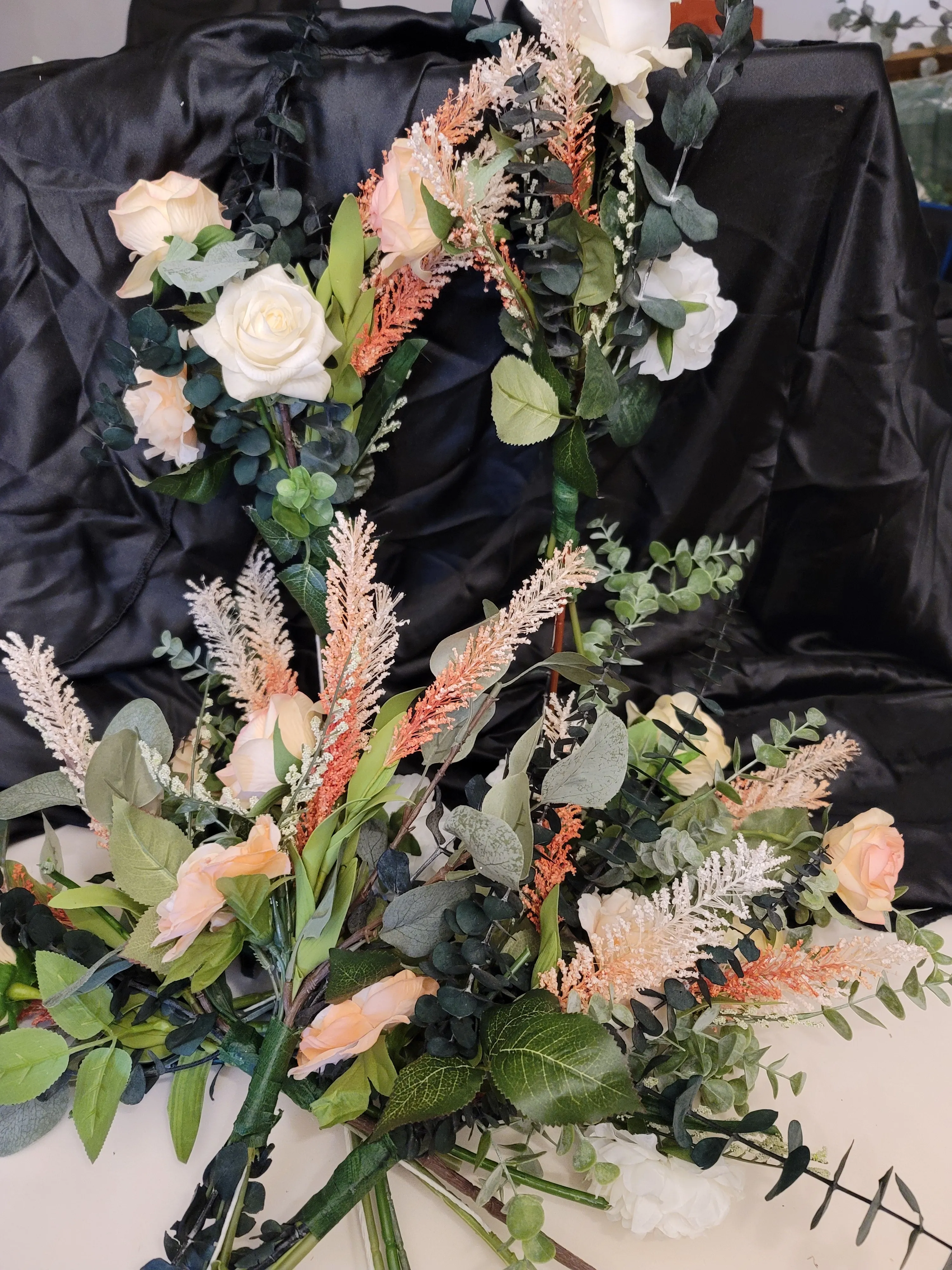 Floral Bunches Pink/Green