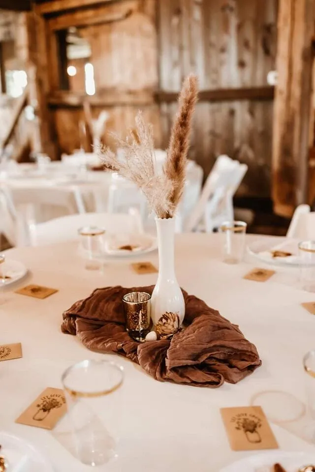 White Milk Vases