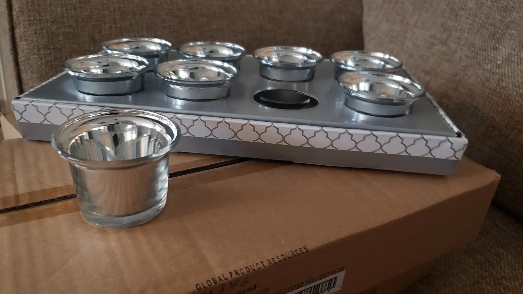 Silver Tealight Holders