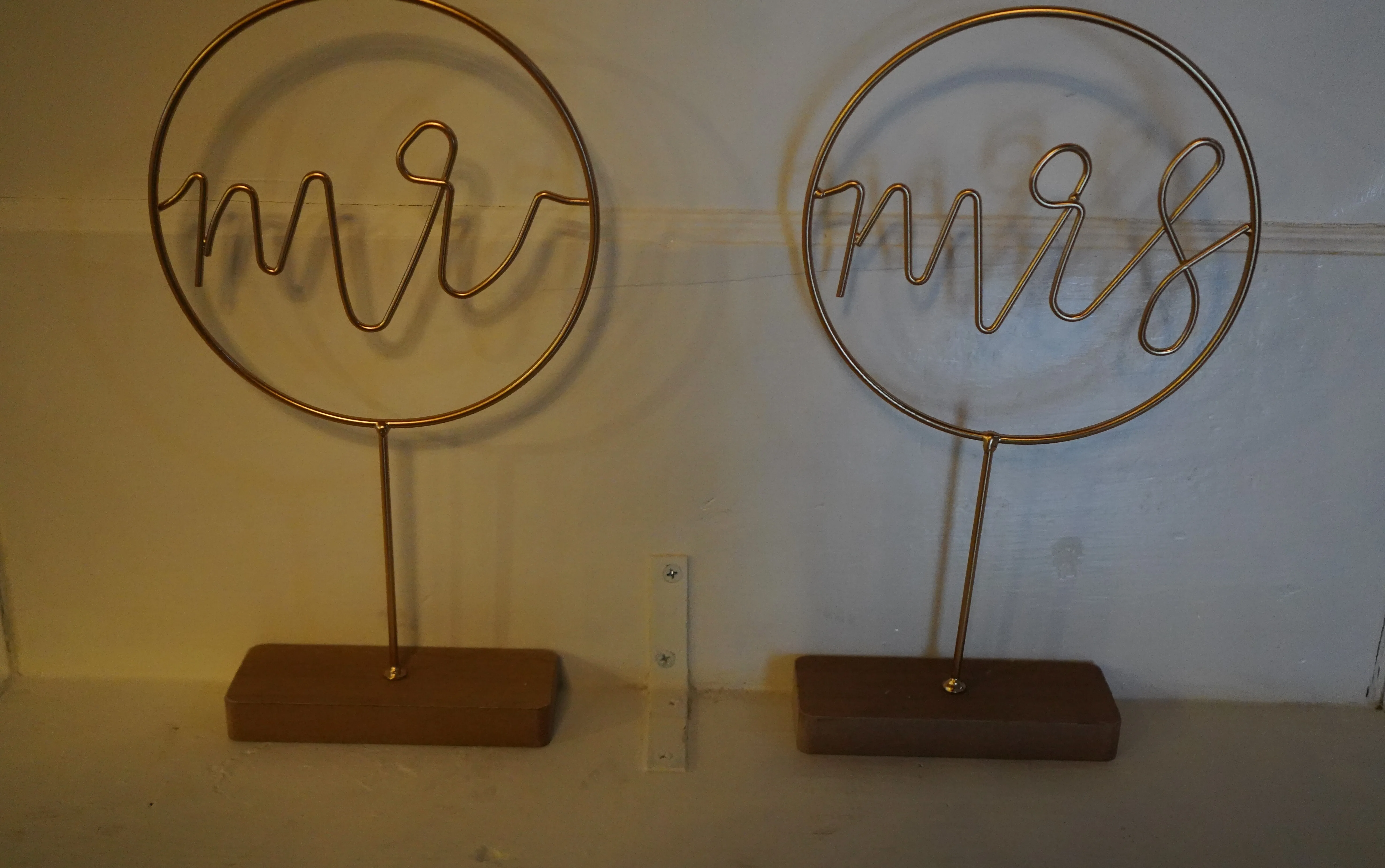 Gold Hoop MR & MRS