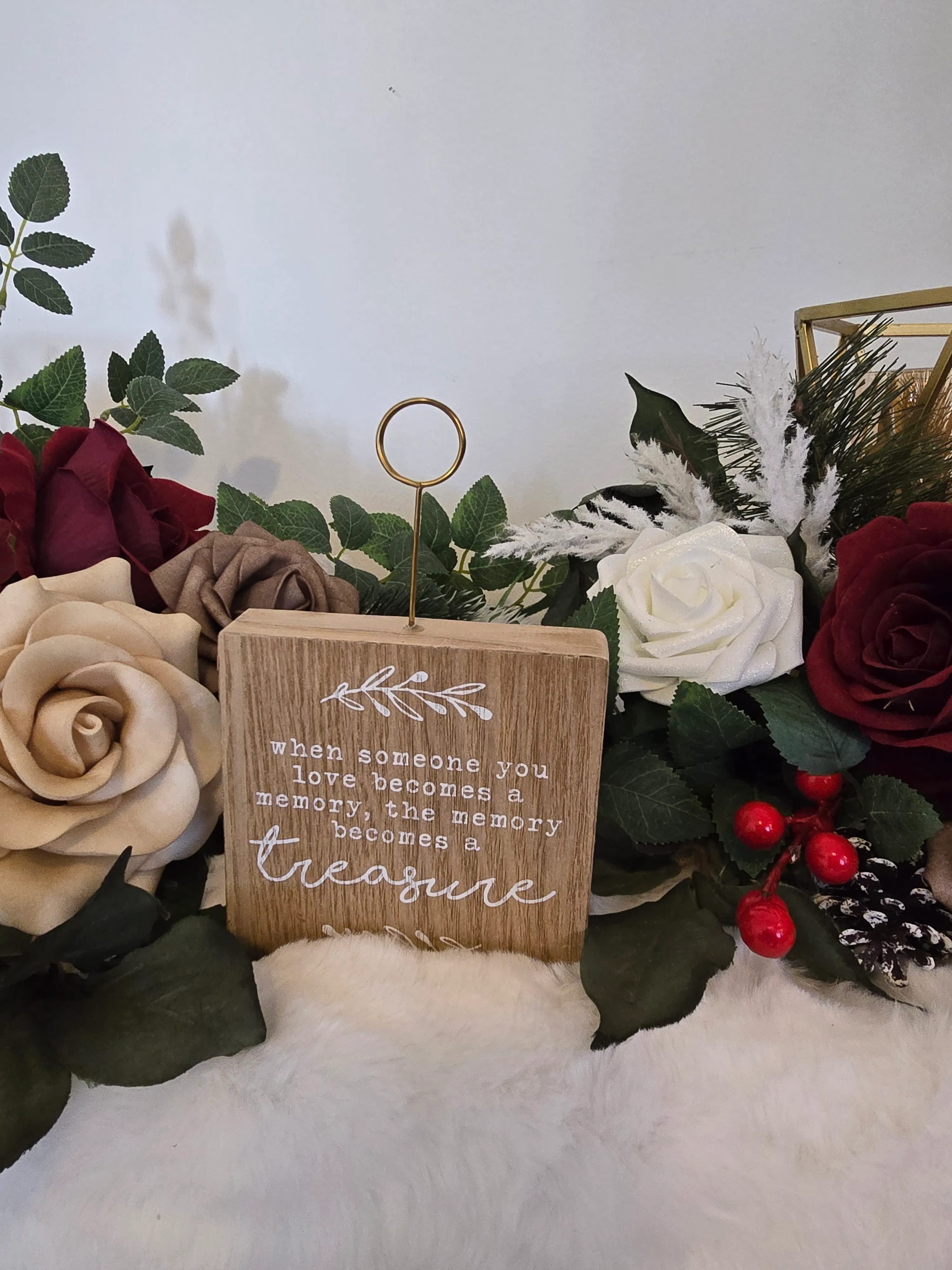 Small Memorial Sign