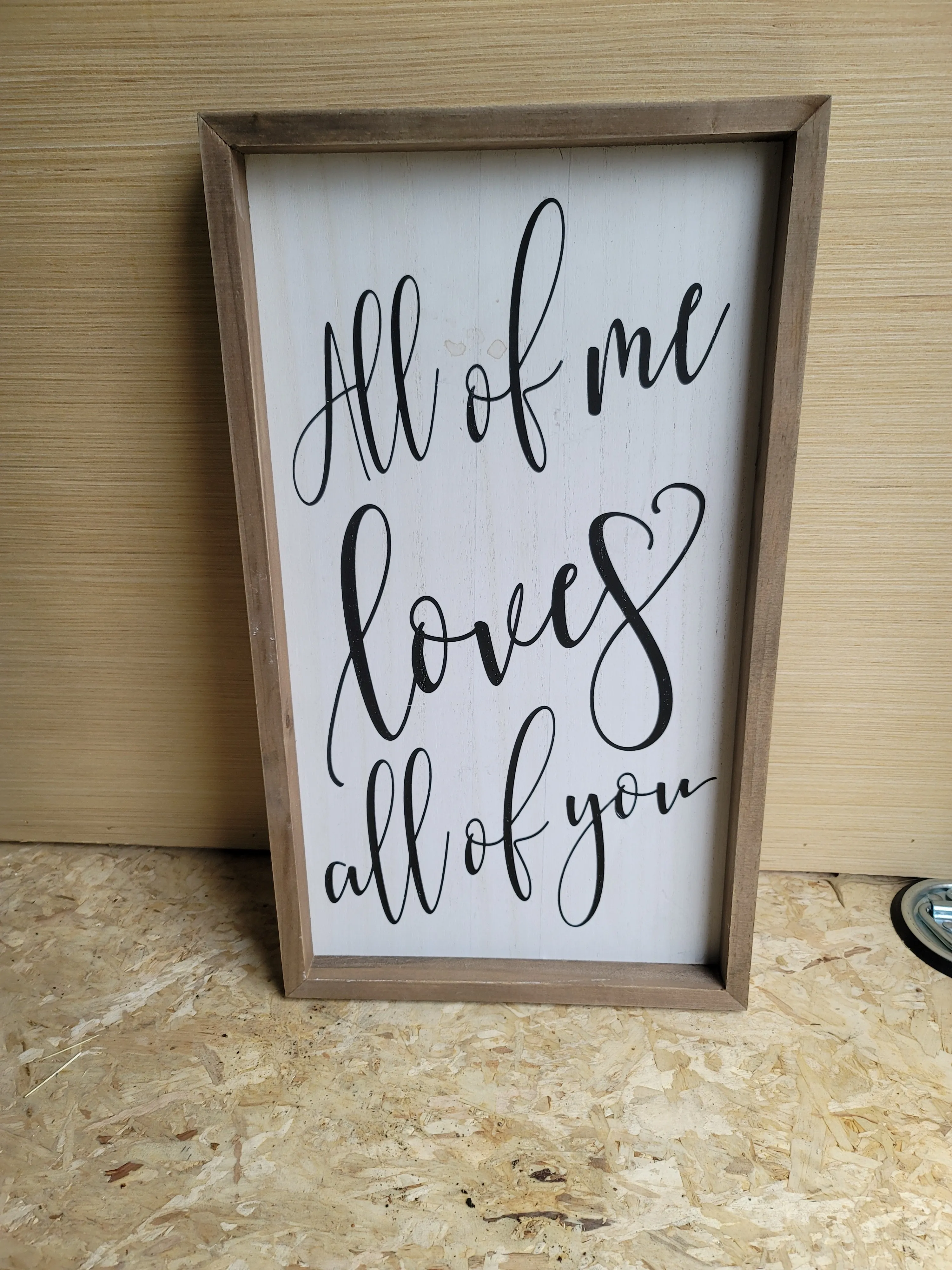 All of me Sign