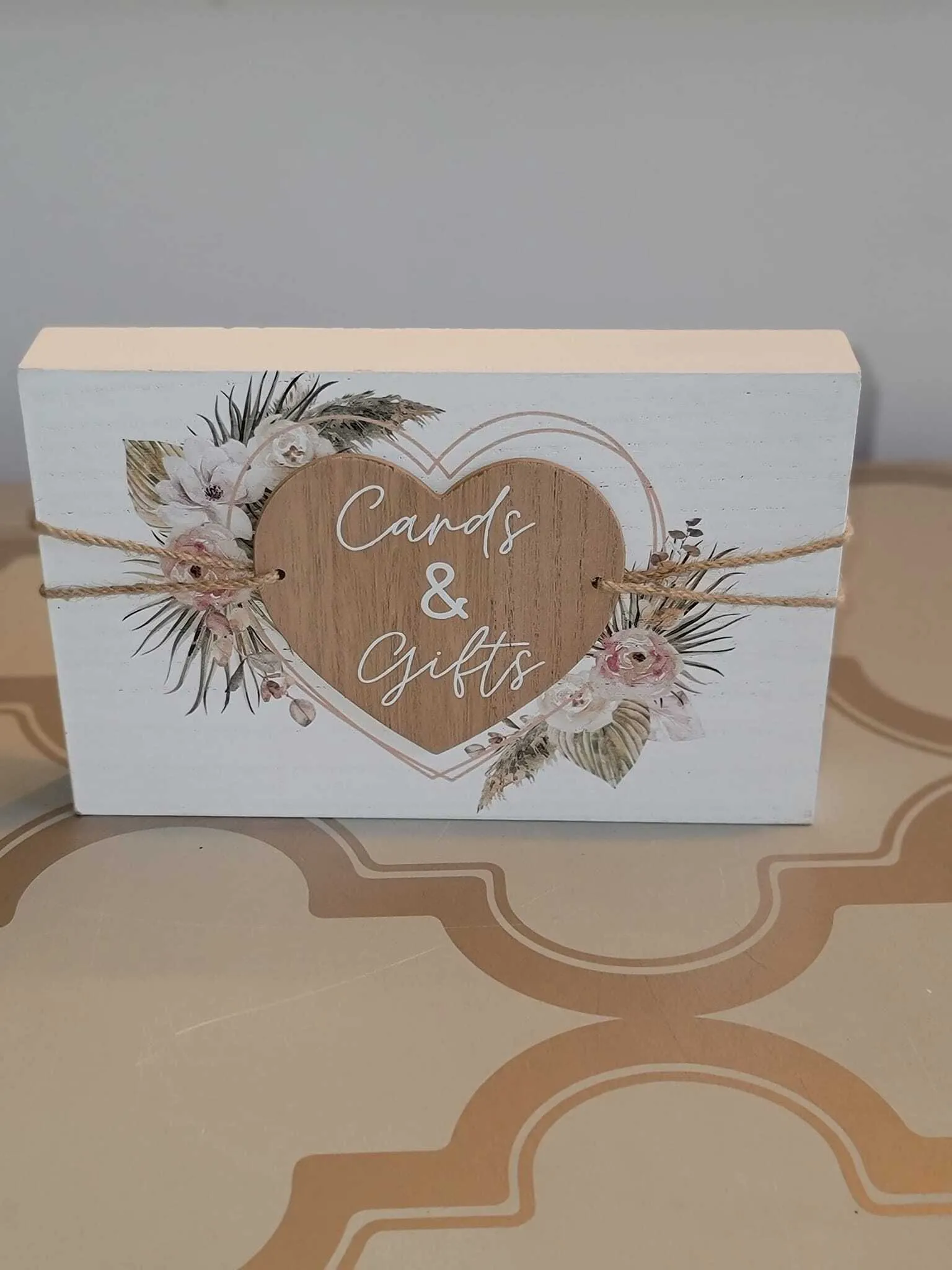 White Card/Gift Sign
