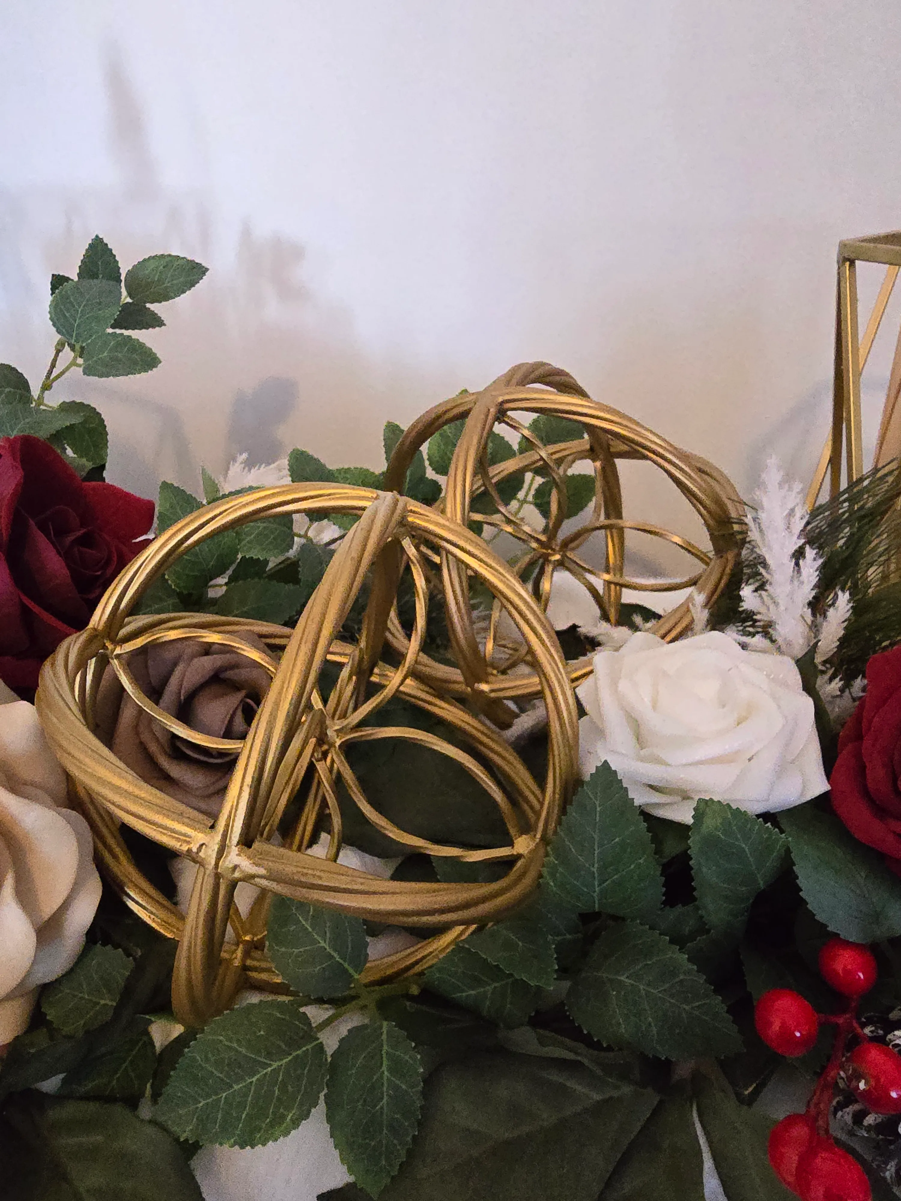 Gold metal sphere 