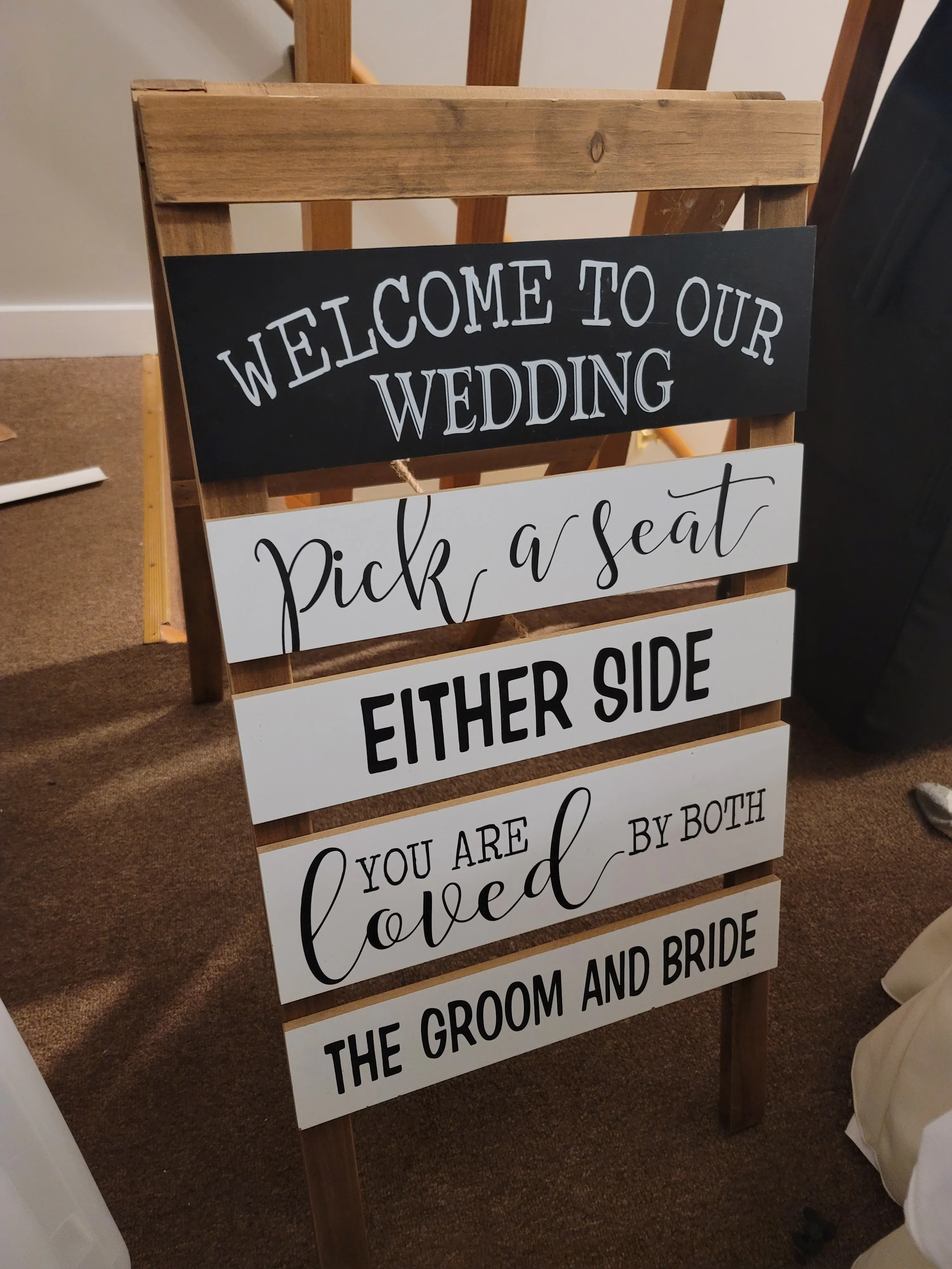 Ceremony sign