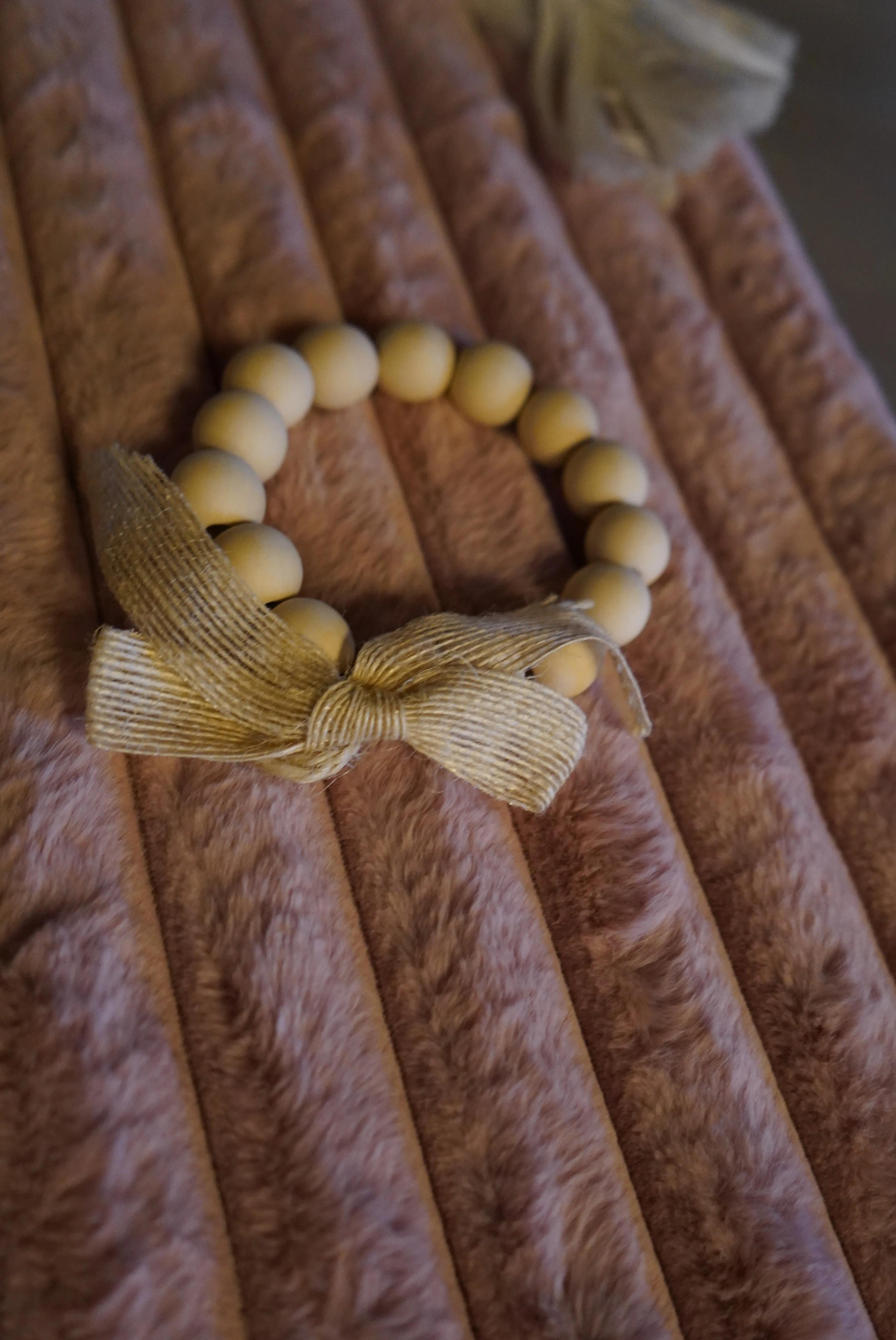 Small Beaded Hoop