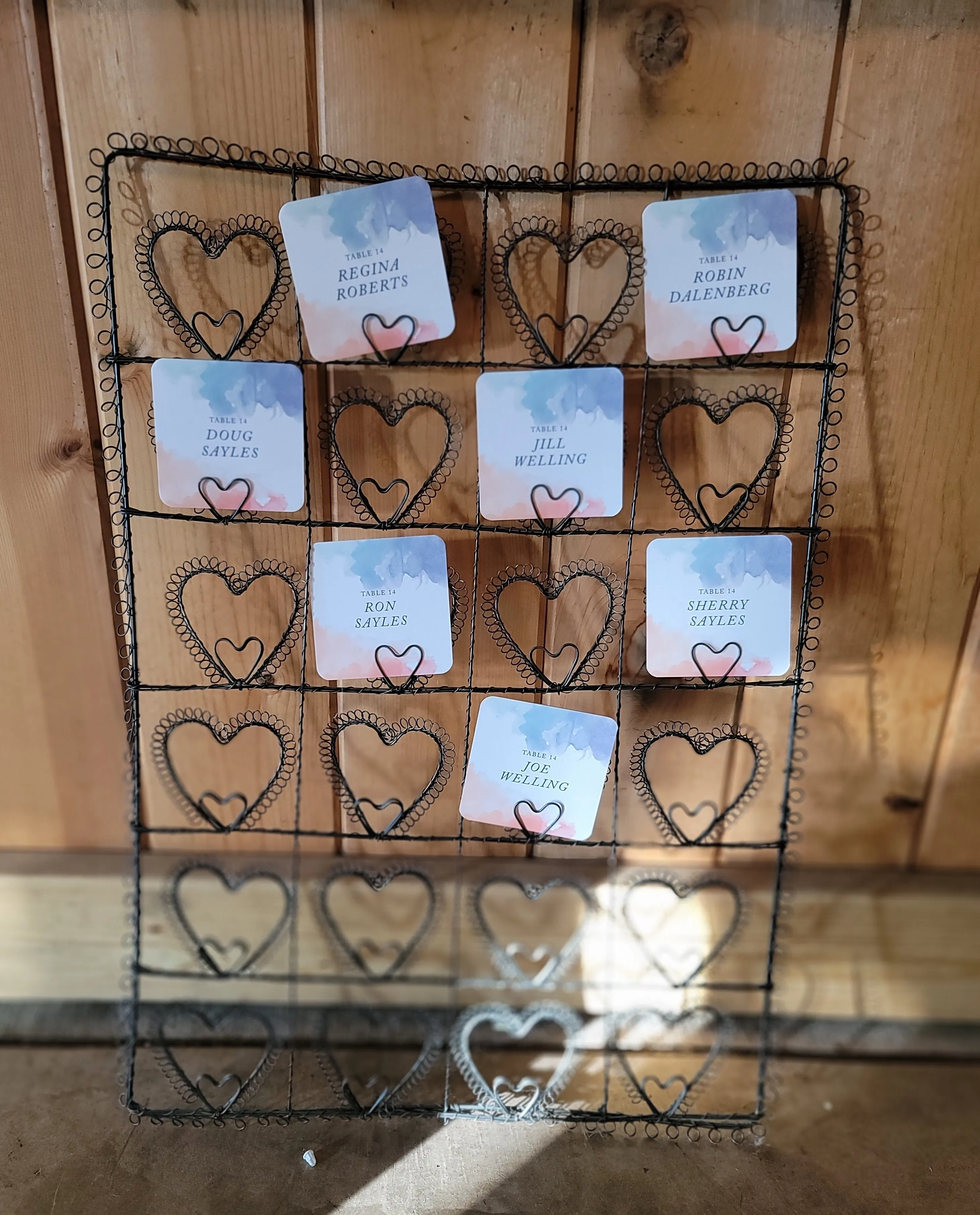 Heart Seating Chart