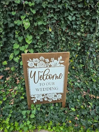 A-Frame Welcom sign