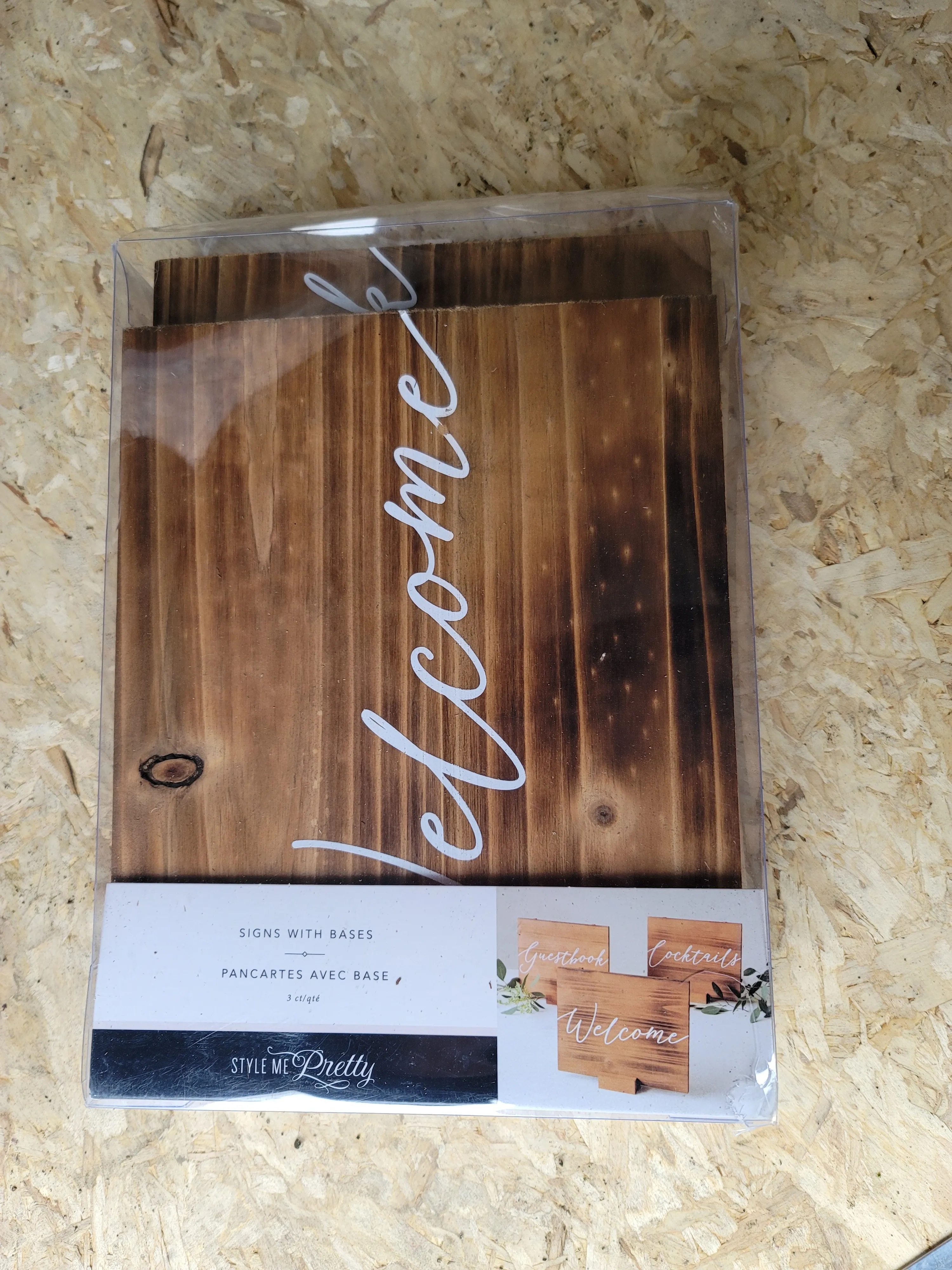 3pk wood signs