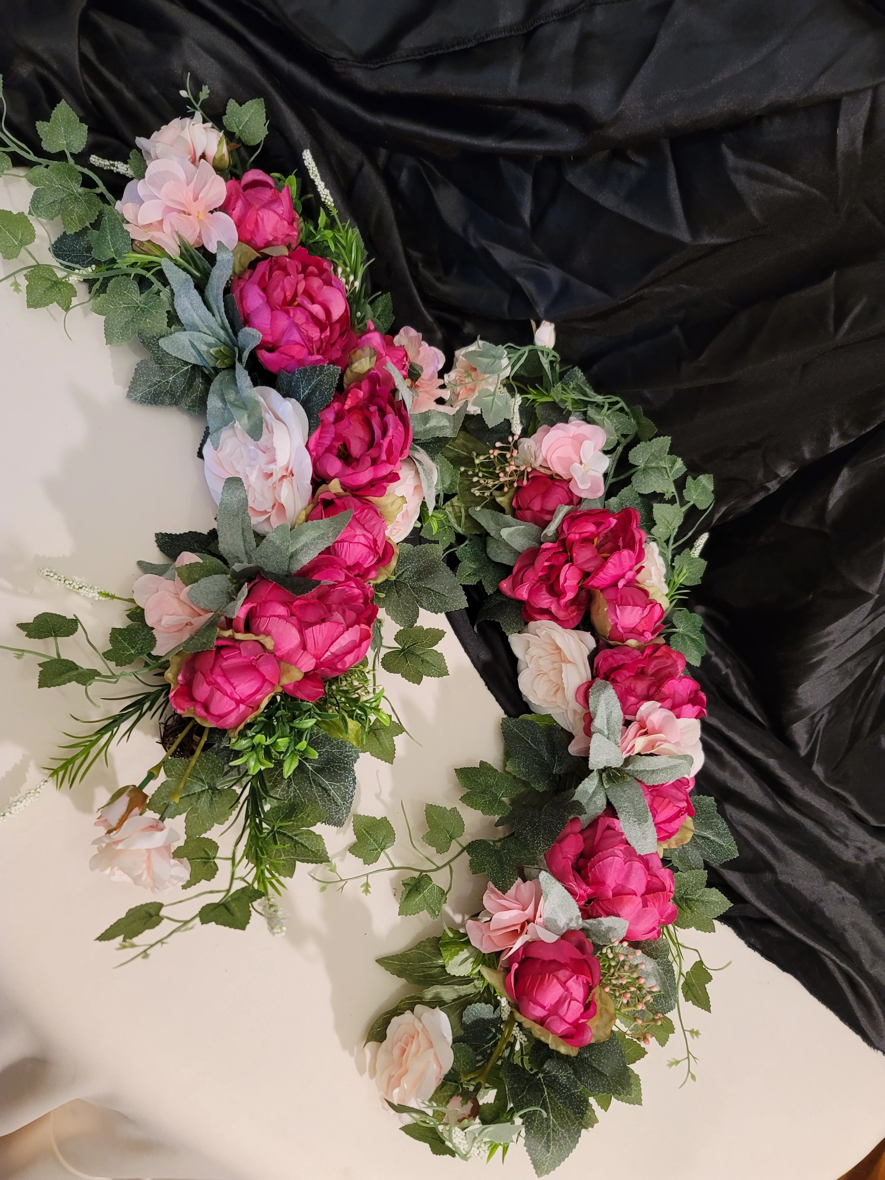 Pink Flower piece arch