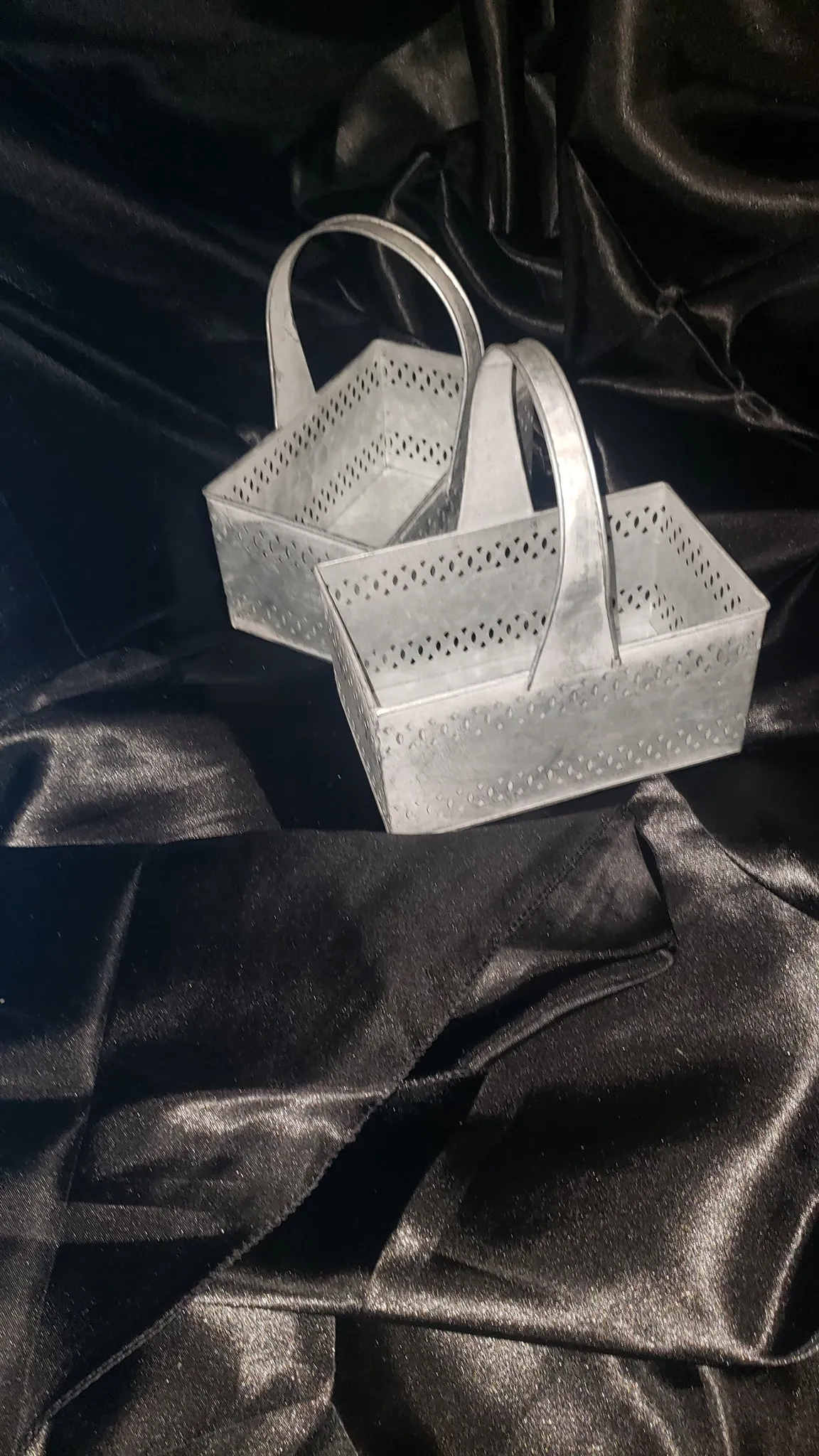 Galvanized Baskets 