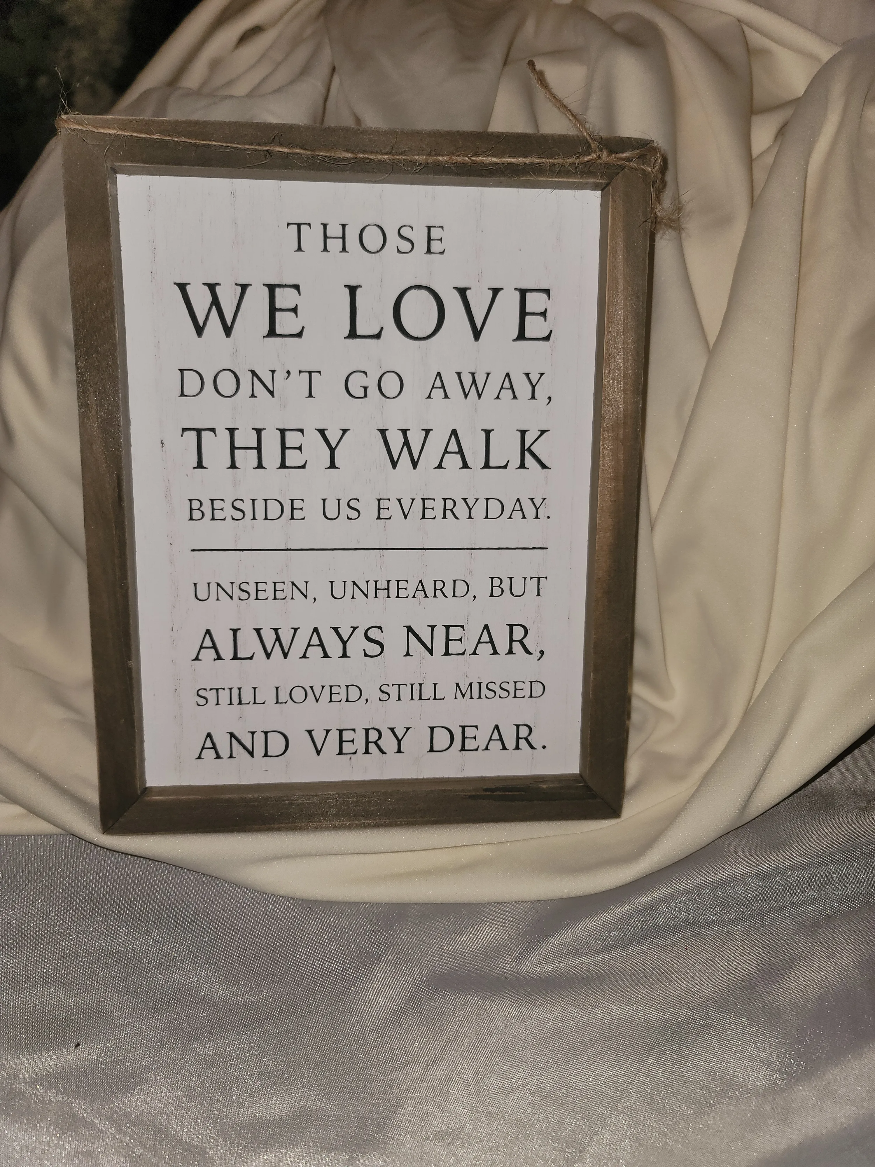 Memorial Sign