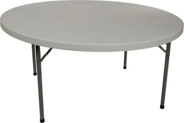 60" Round Plastic Tables 