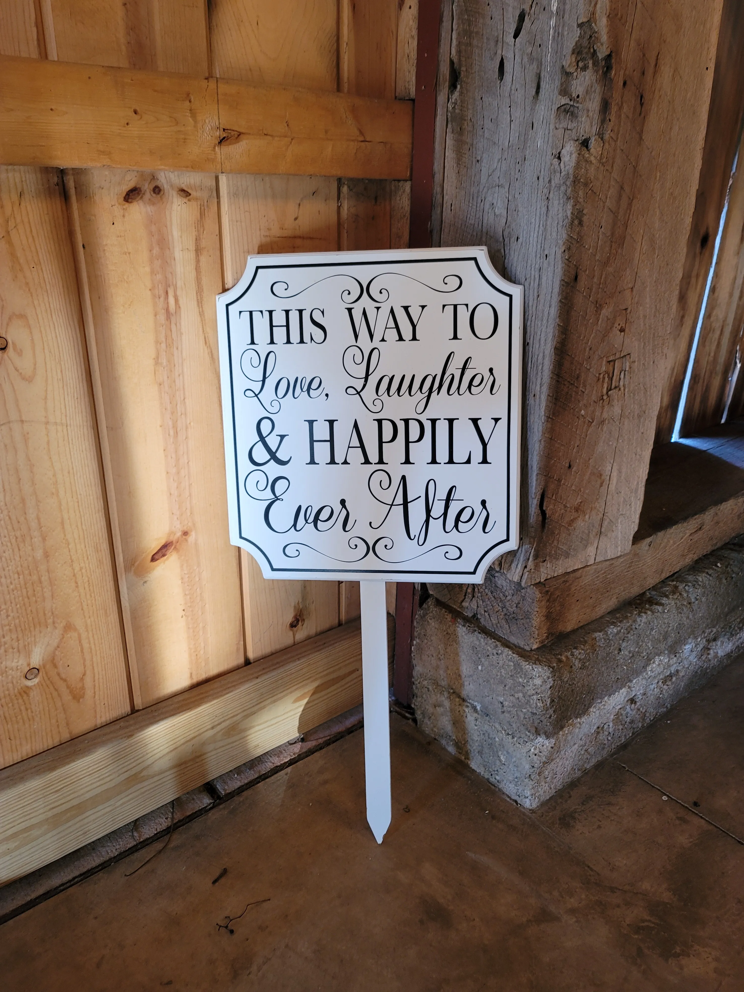 "This Way... sign