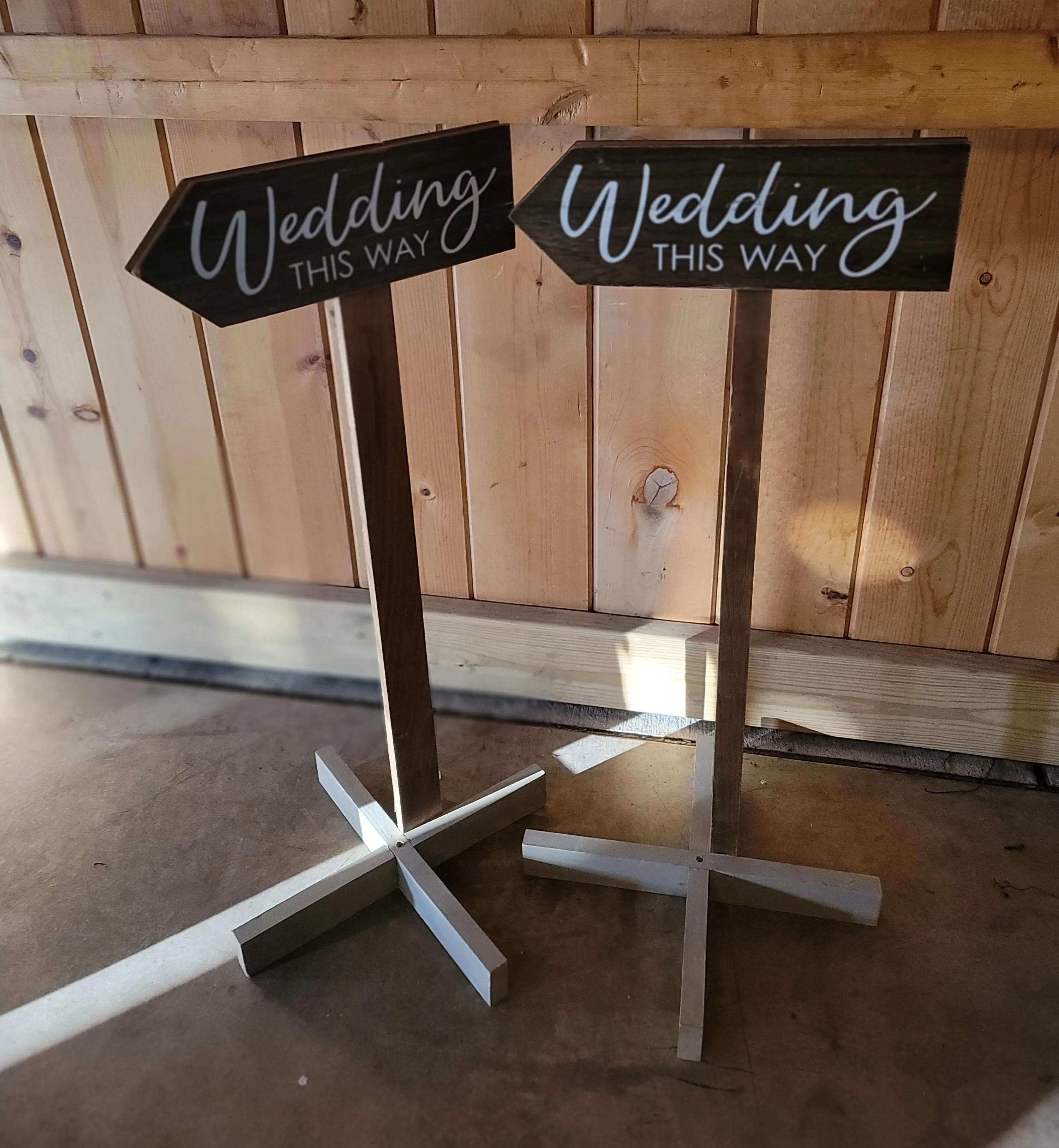 Wedding Arrow Signs