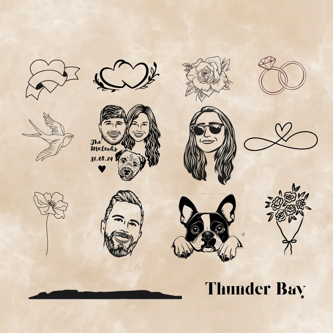 Temporary Custom Tattoos