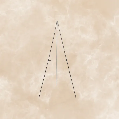 Black Metal Easel