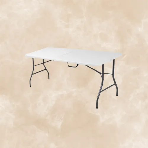 6' Rectangle Table - Foldable Top