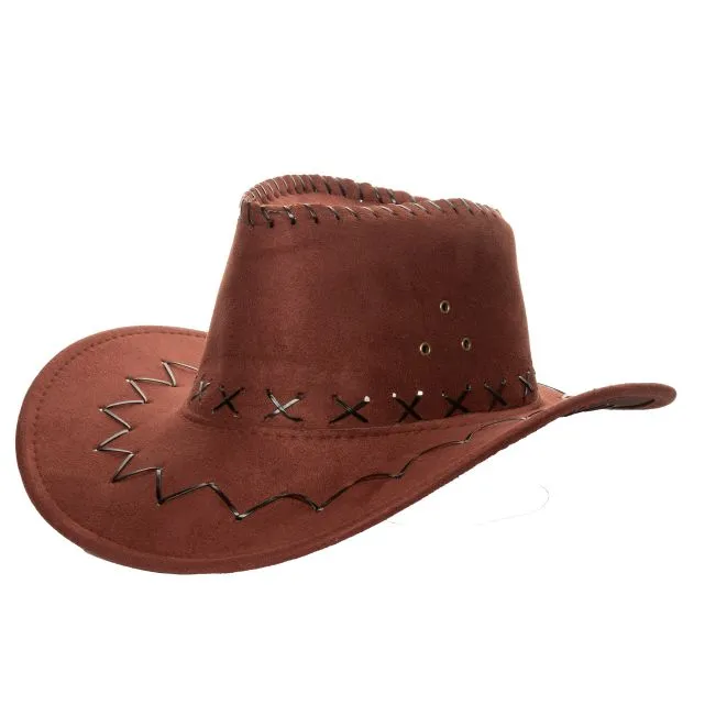 Dark brown cowboy hat