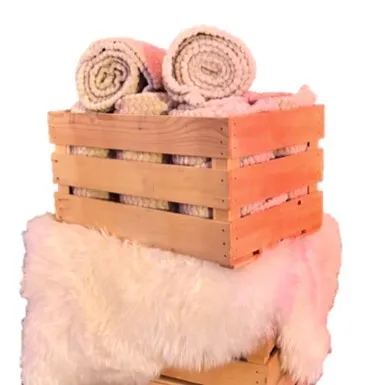 Soft beige blanket