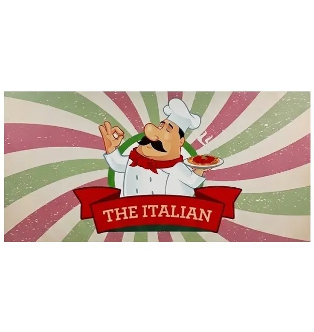 Standee Italian food - 0.6x1.20m