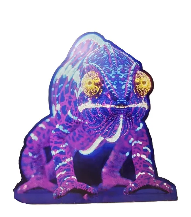 Standee chameleon neon - 1.90x2.30m