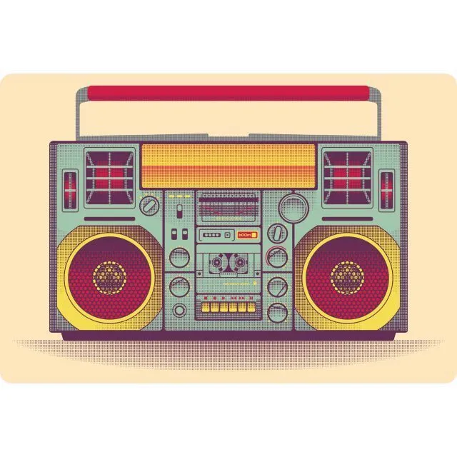 90's - Visual Radio Illustration 3x2m
