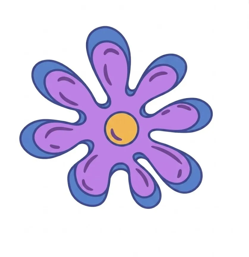 Standee Flower Power - 1 meter diameter