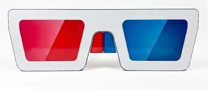Standee vintage glasses 3D - 0.6x1.80m