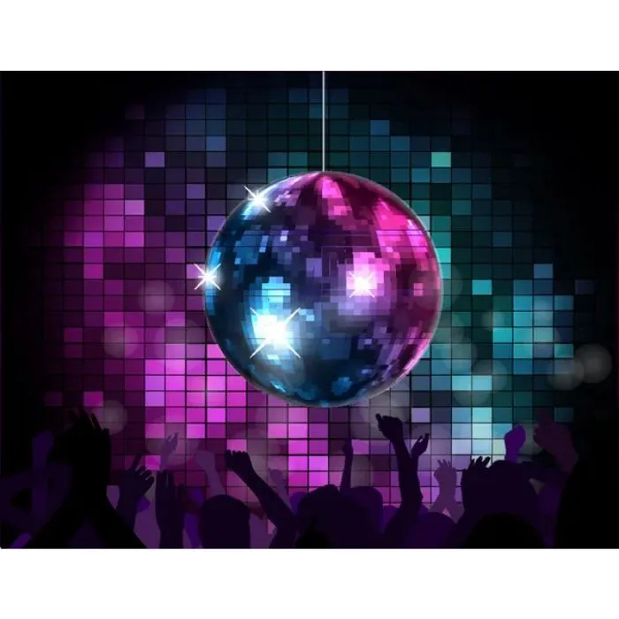 Visual Disco Ball People Atmosphere 3x2m