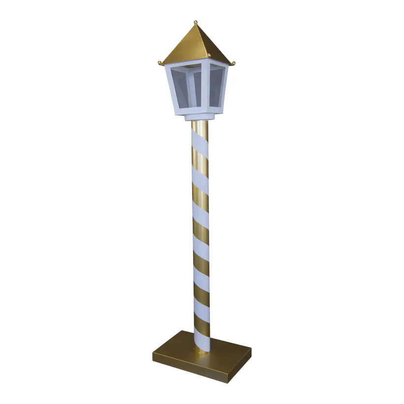 Gold floor lamp
